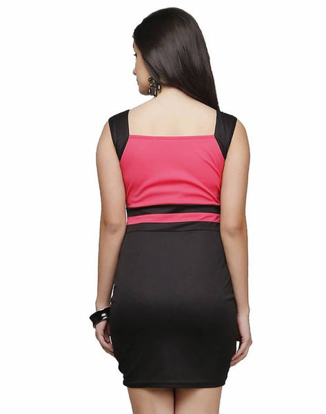 red and black dress