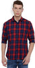 red and black shirt